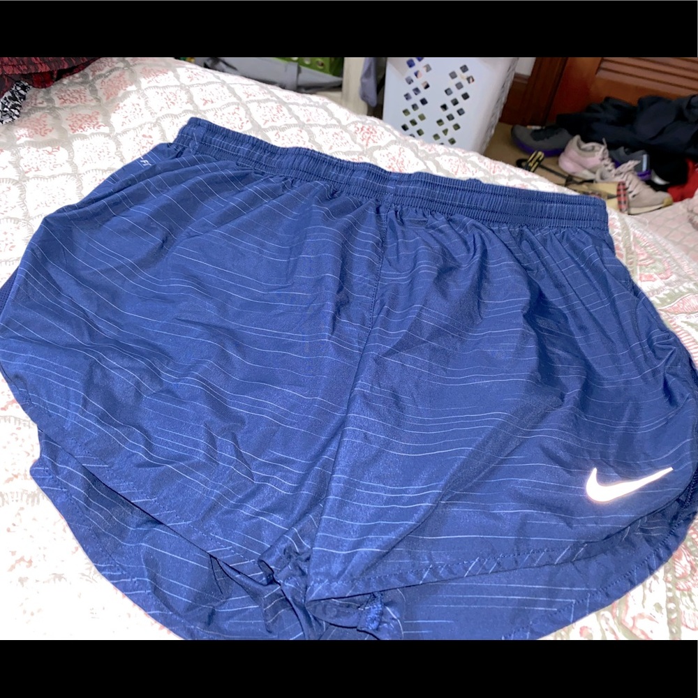 Blue Nike shorts